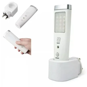 Rechargeable Motion Sensor Light 20 LED's Emergency Night Light Lamp Torch