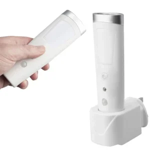 Rechargeable Torch LED Light with Sensor Emergency Detector Night Plug In Lamp